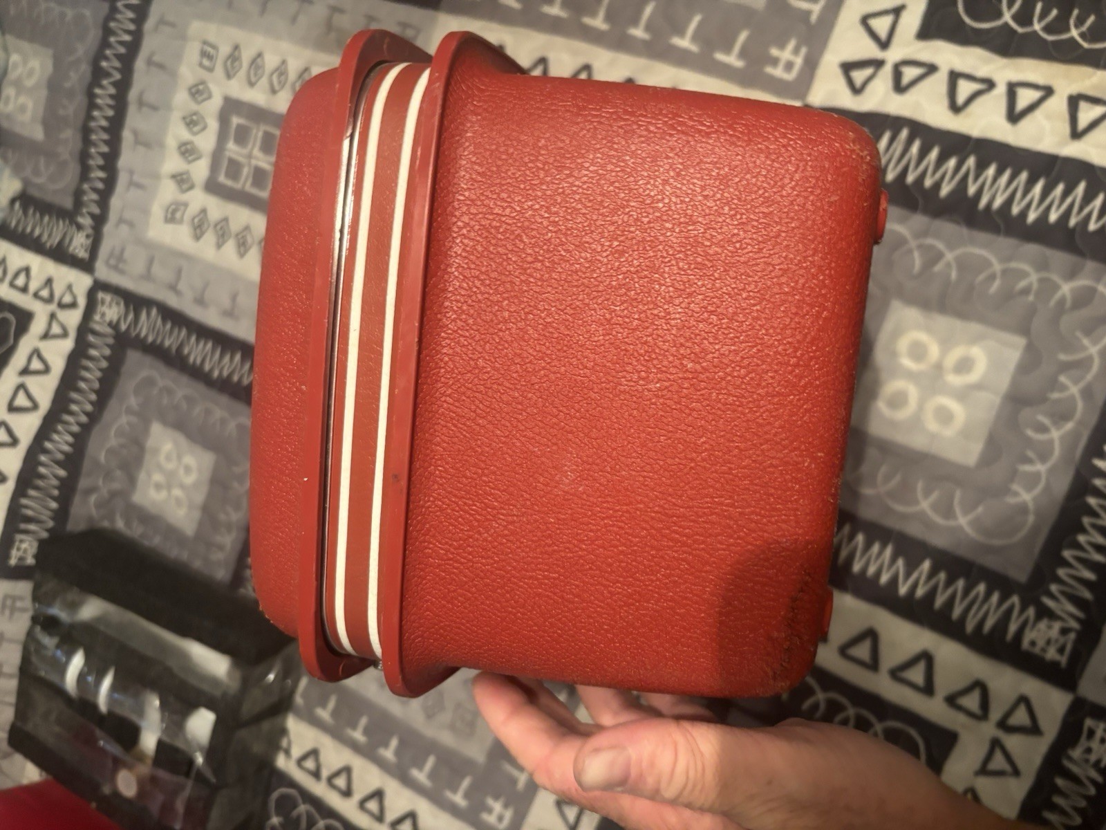 Samsonite Red Train Case Medalist Royal Traveller VTG Makeup Case