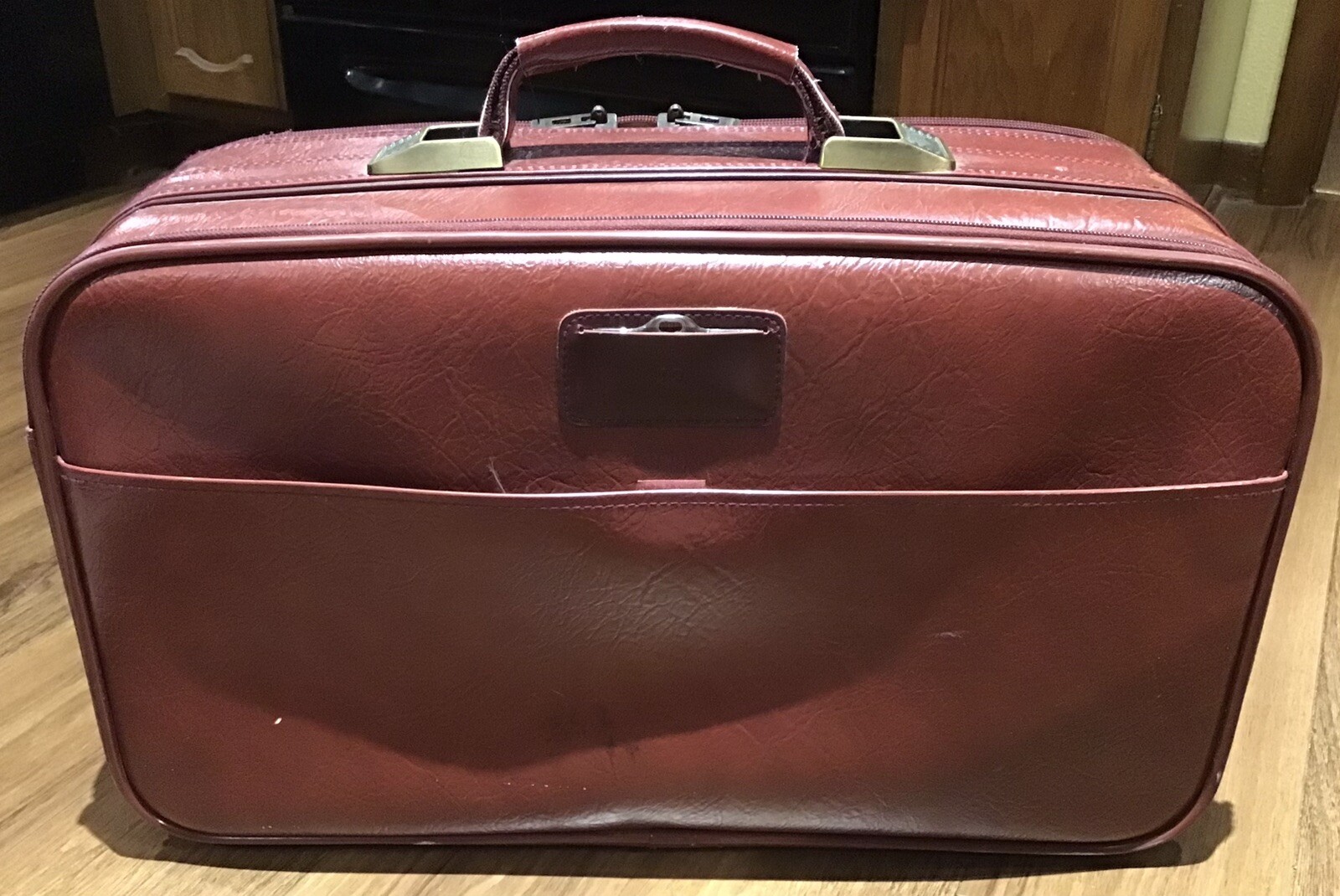 Vintage 70’s Samsonite Sonora Luggage Set Carry-On & Suitcase Burgundy Maroon