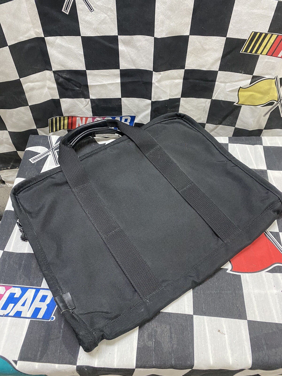 TUMI 207D3 Slim Briefcase – Black Ballistic Nylon – Laptop Business Bag