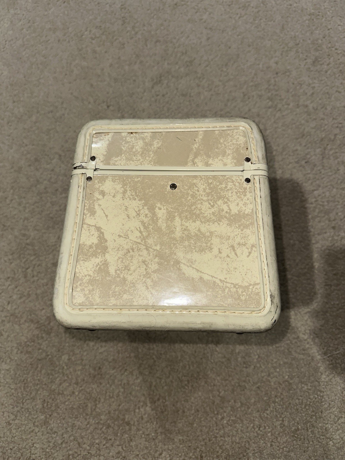 Vintage Samsonite Shwayder Bros Train Case Beauty Vanity Luggage – Beige/Cream