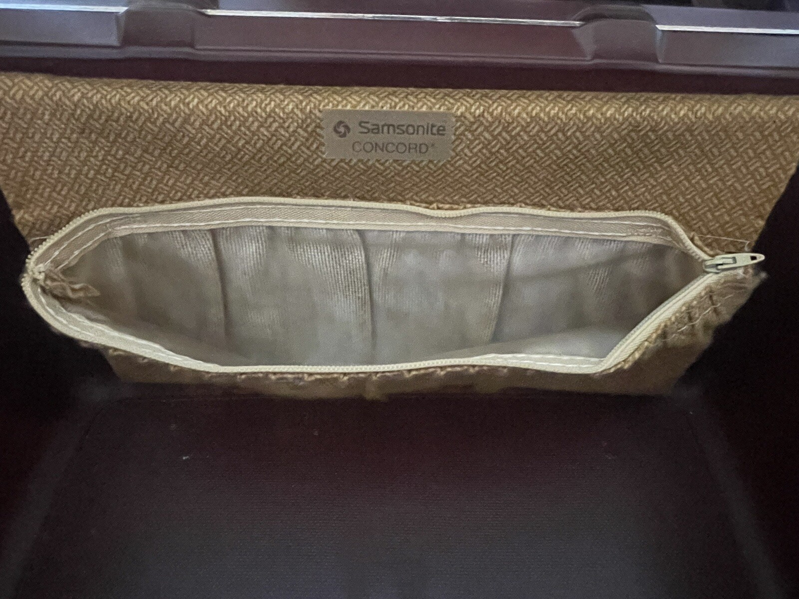 Vintage Samsonite Sears Travel Master Train Case – Retro Makeup Luggage w/2 Keys