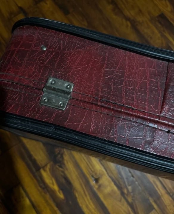 Suitcase Vintage Travel USSR Huge Rare Specimen Retro Bag Collectible Soviet