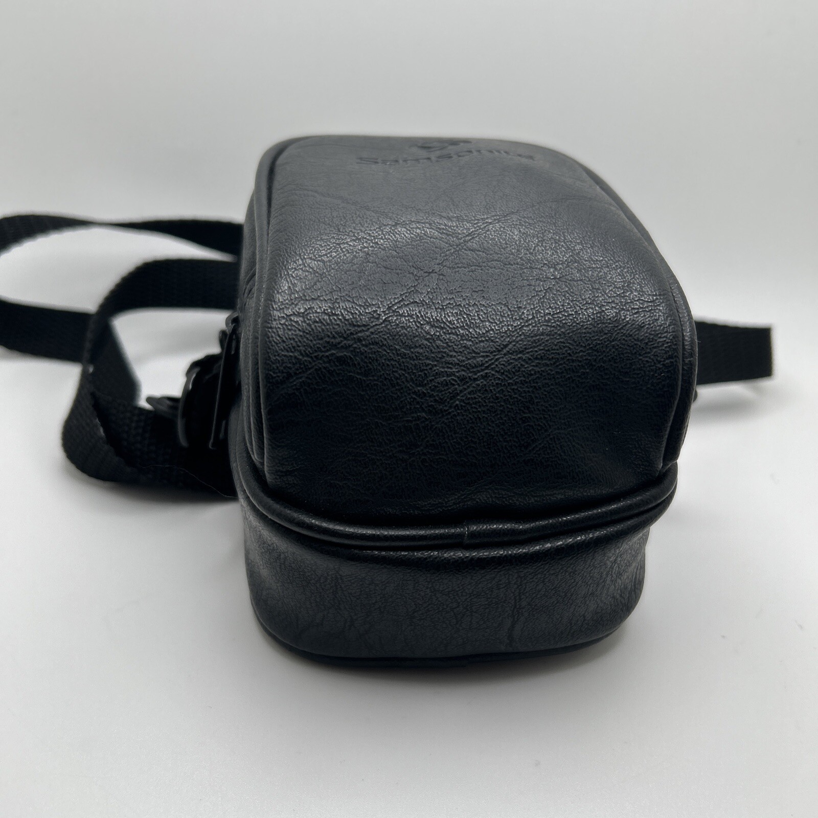 Samsonite Shoulder Travel Bag Camera Carry Case Black Vintage Adjustable Strap