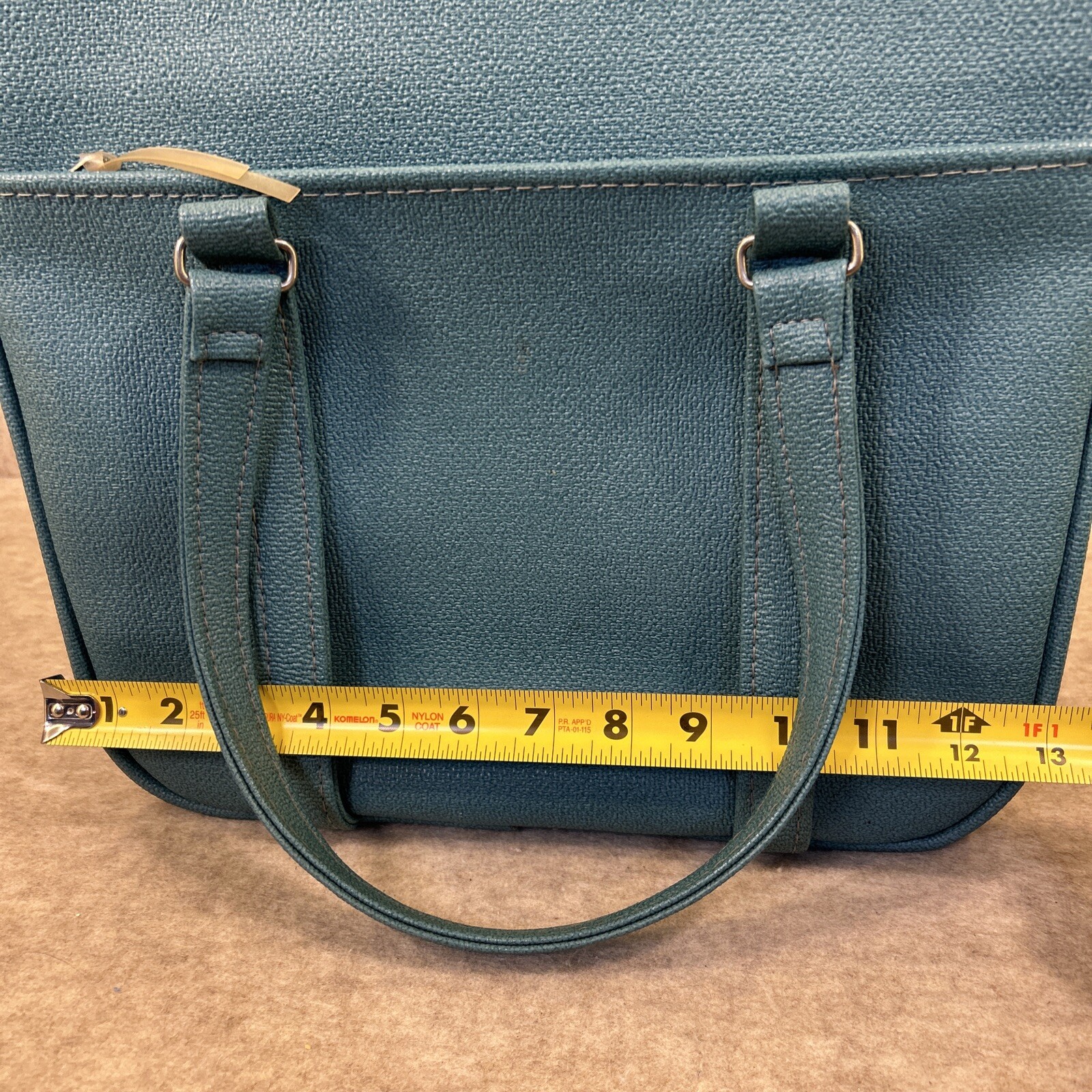 Vintage 60s Samsonite Blue Silhouette Petite Tote Carry On Luggage Overnight Bag