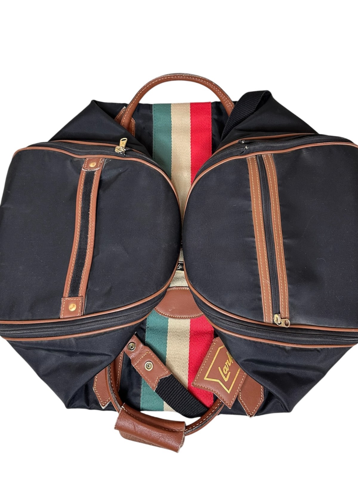 Vintage Lark Weekender Duffel | Expandable Sides | Lock + Strap