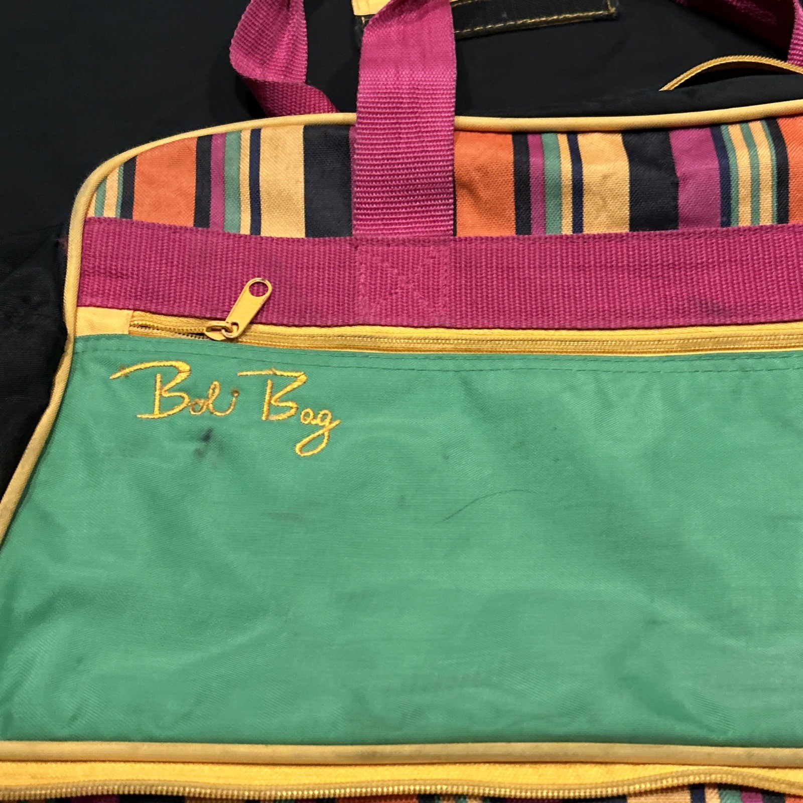 Vintage 1990s Boli Bag Expandable Tote Bag, Size 16” Tall W23