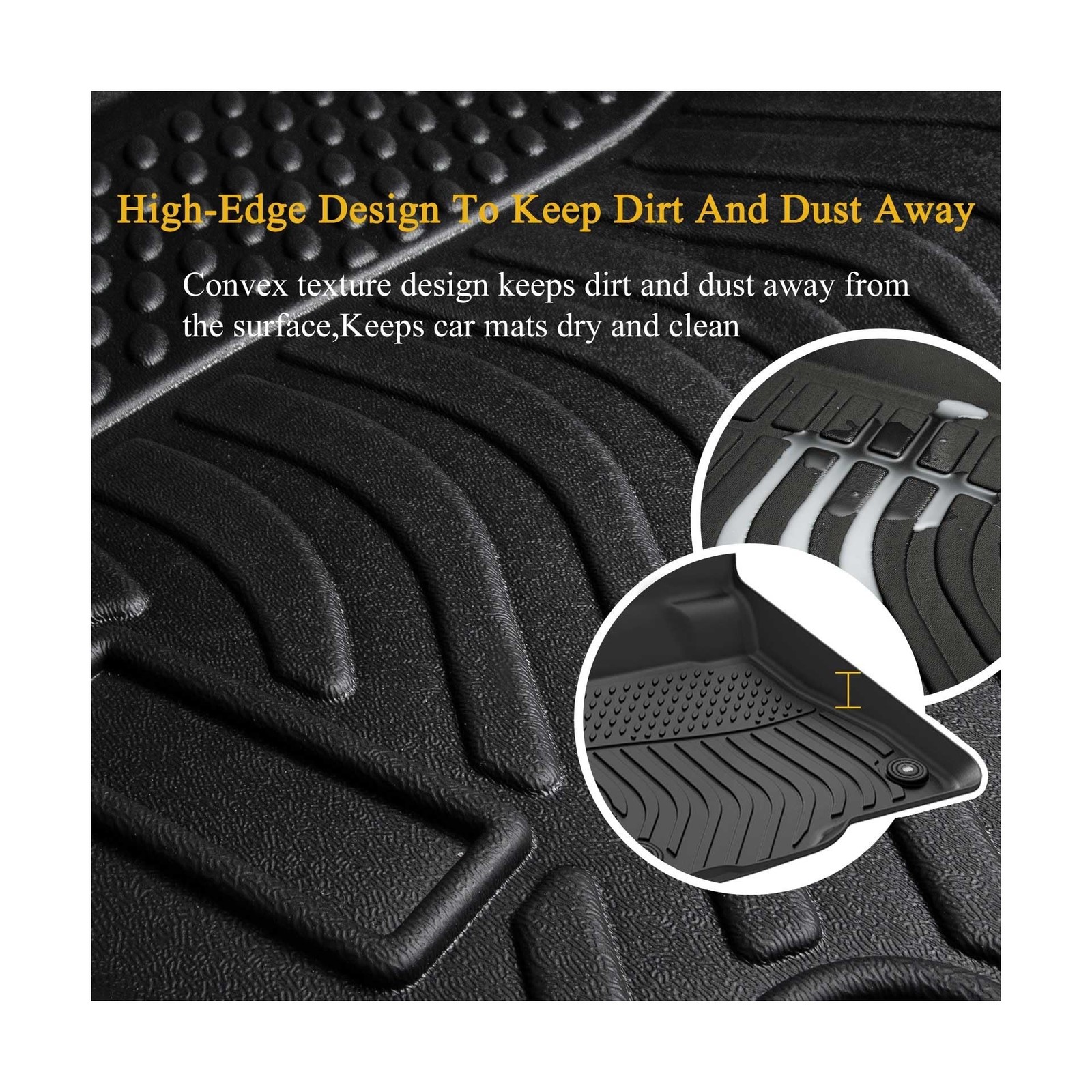 Jenofa-for Ford Escape 2013-2019 Floor Mats Cargo Liner All Weather Floor Mat…