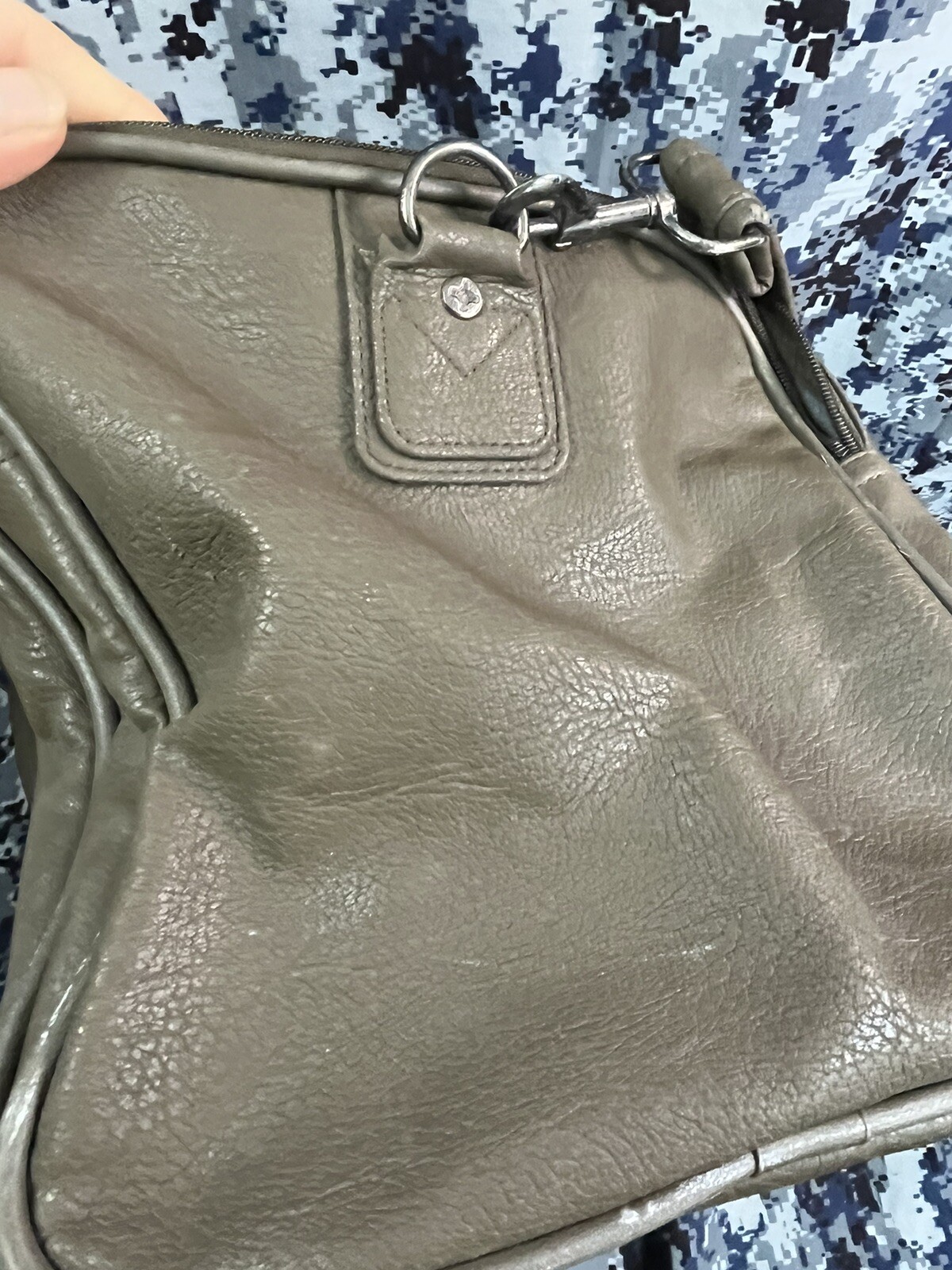 Baltimore Luggage Co- Amelia Earheart Vtg Duffle Bag- Olive – Carry On- Retro