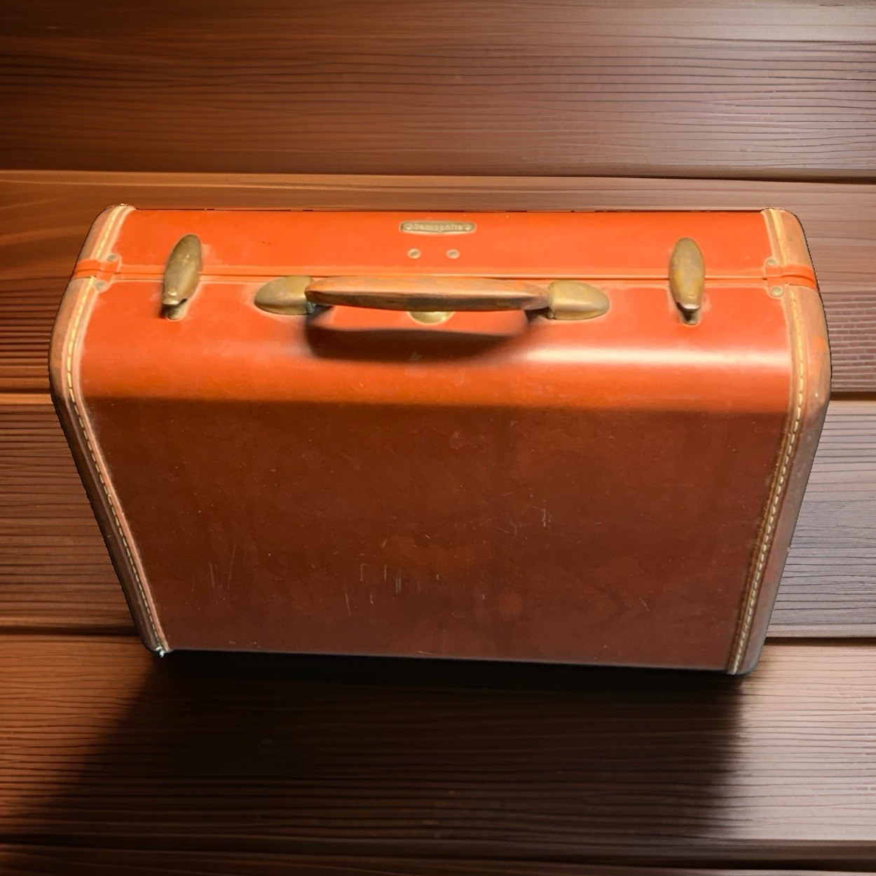 Samsonite 1950s Vintage Suitcase 15 X 10″ X 6″ No Key