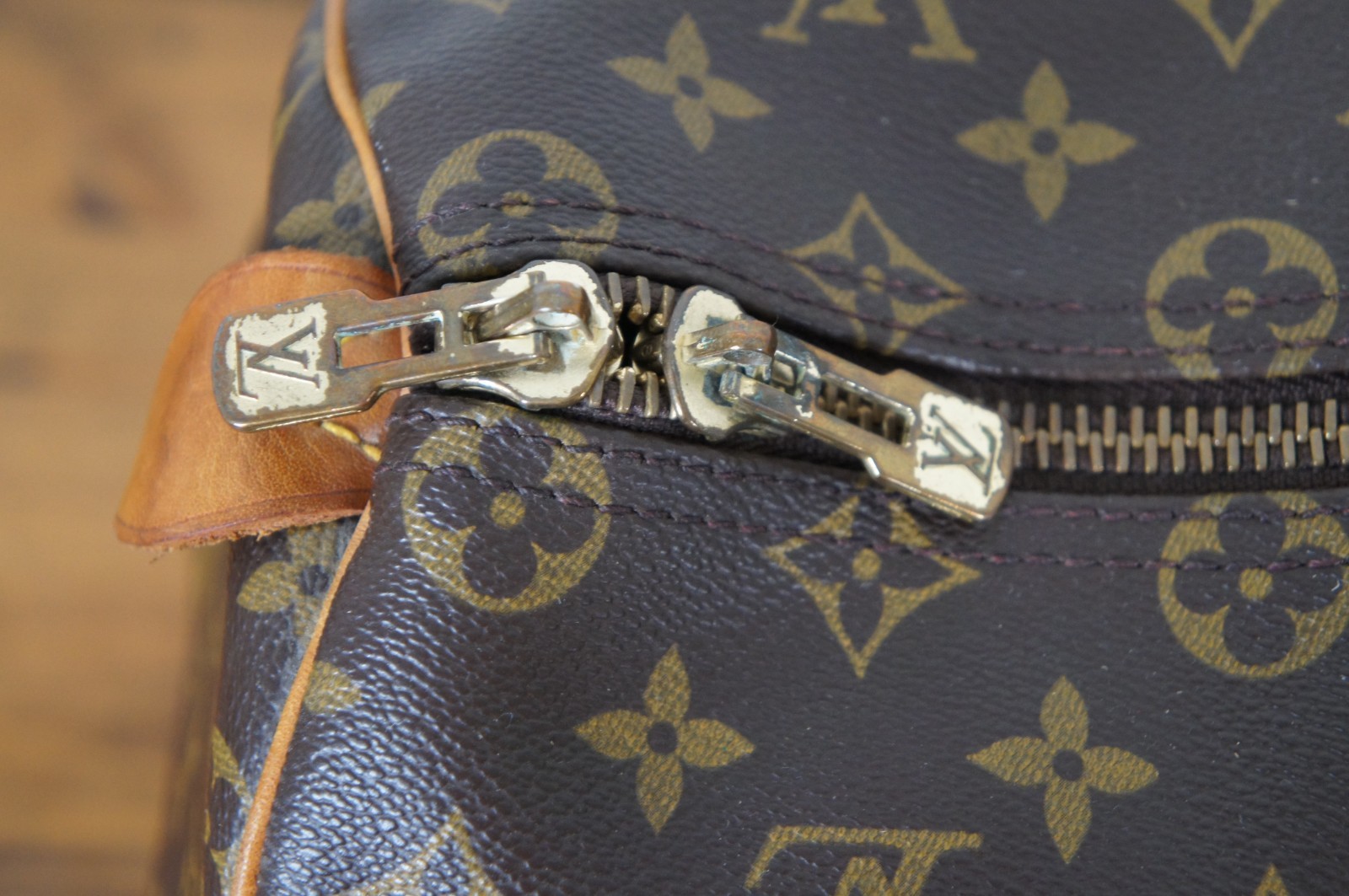 Vtg Louis Vuitton Keepall Bandouliere 50 Malletier LV Monogram Boston Bag 21″