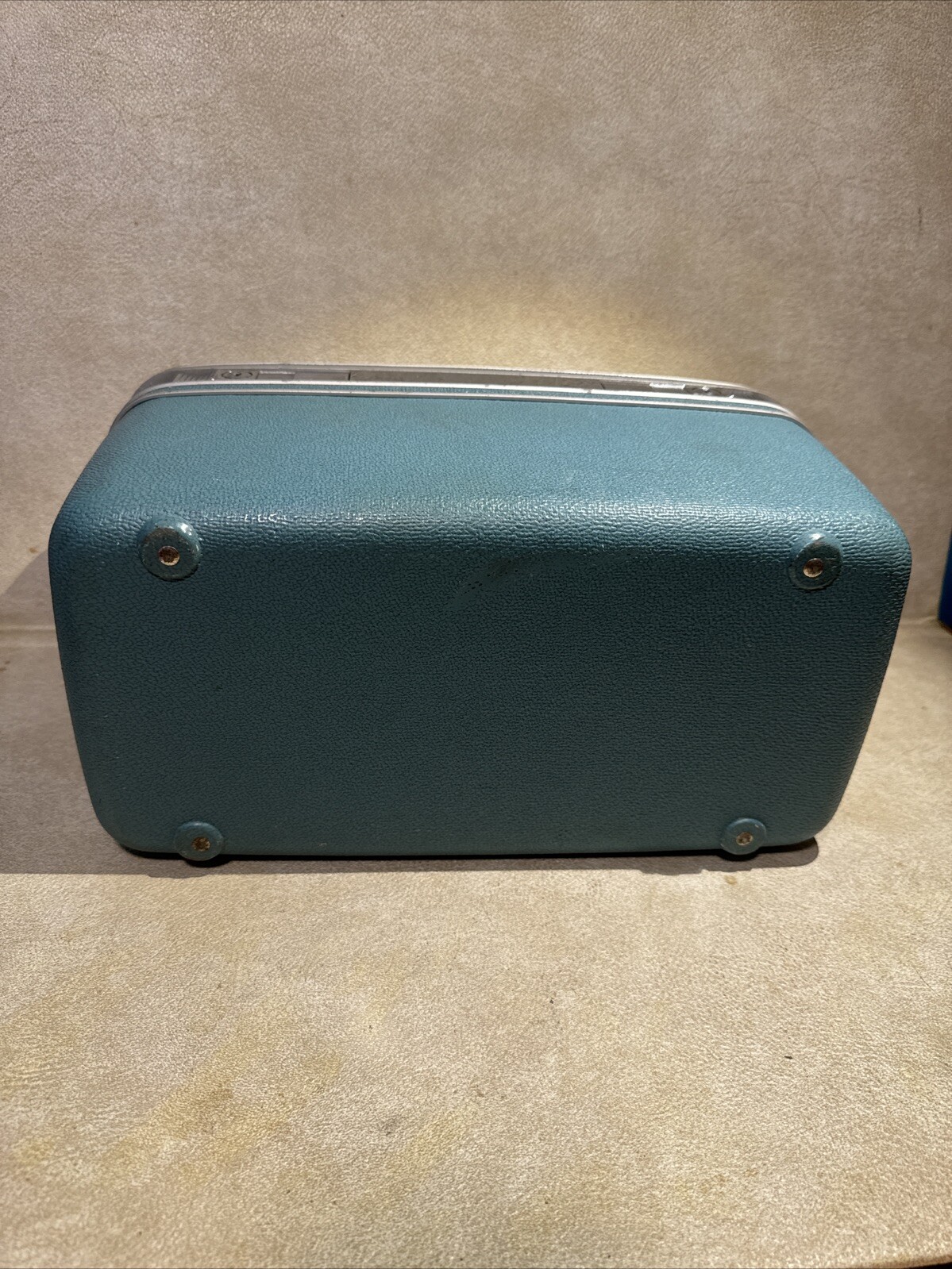Vintage Retro Samsonite Silhouette Train Makeup case Luggage Trays No Key