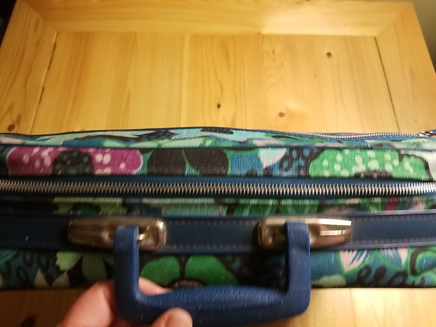 3 ~Vintage nesting Travelware Fabric Suitcase Luggage Floral Hippie Japan Boho
