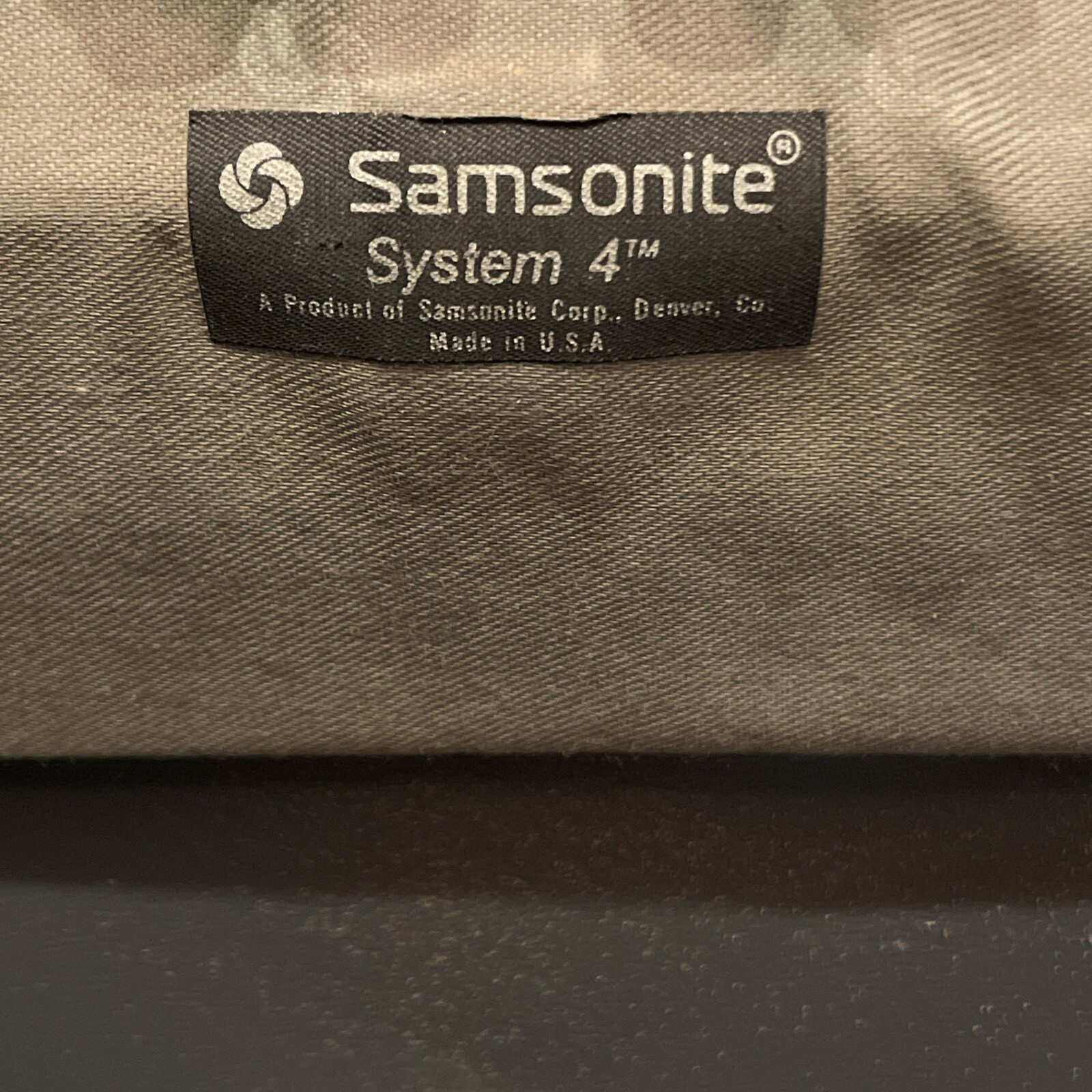 Vintage Samsonite System 4 Train Make-up Case, Dark Slate Blue w/ Mirror