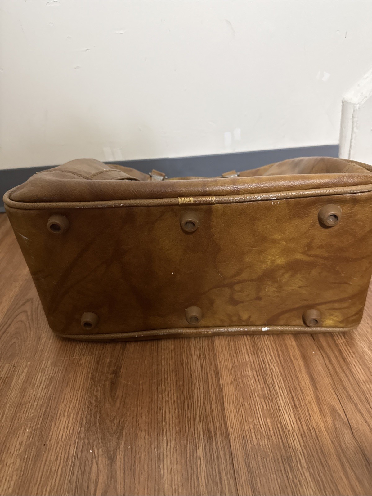 AMERICAN TOURIST Vintage Luggage Carry On Tote Overnight Bag Brown…, No Key