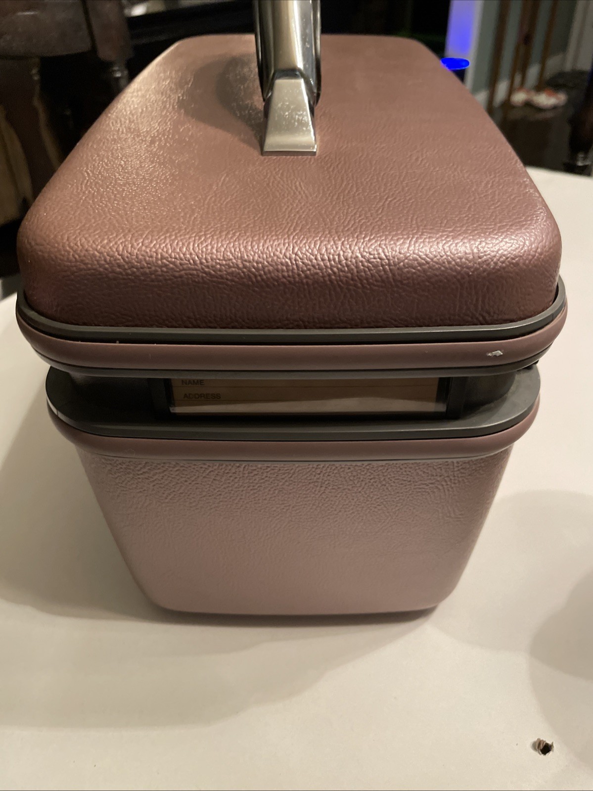 Vintage 1987 Samsonite Silhouette 4 Train Case Makeup Cosmetic Case With Tray.