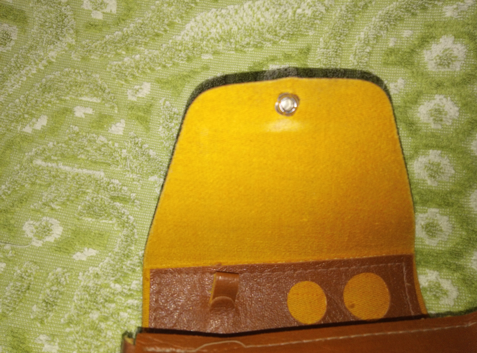 Vintage USSR 1970’s razor cover Case with mirror (only case)