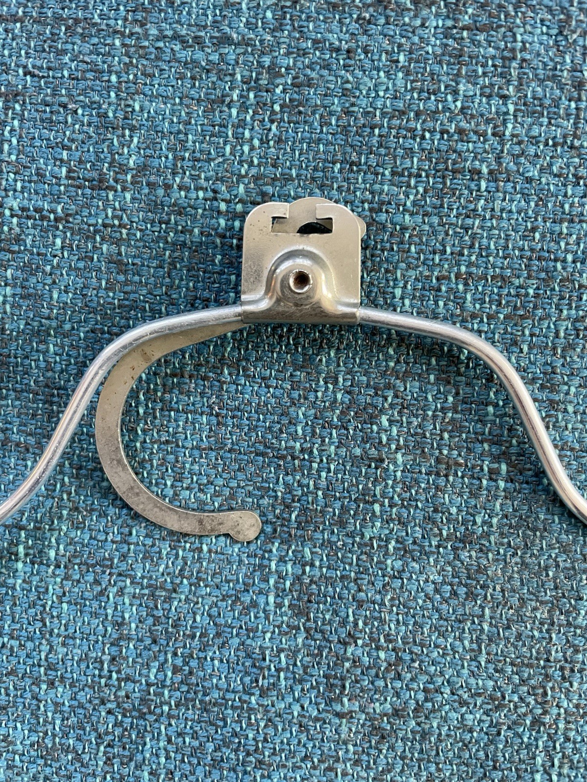 Vintage Original Luggage Suitcase Hanger Metal Folding Top