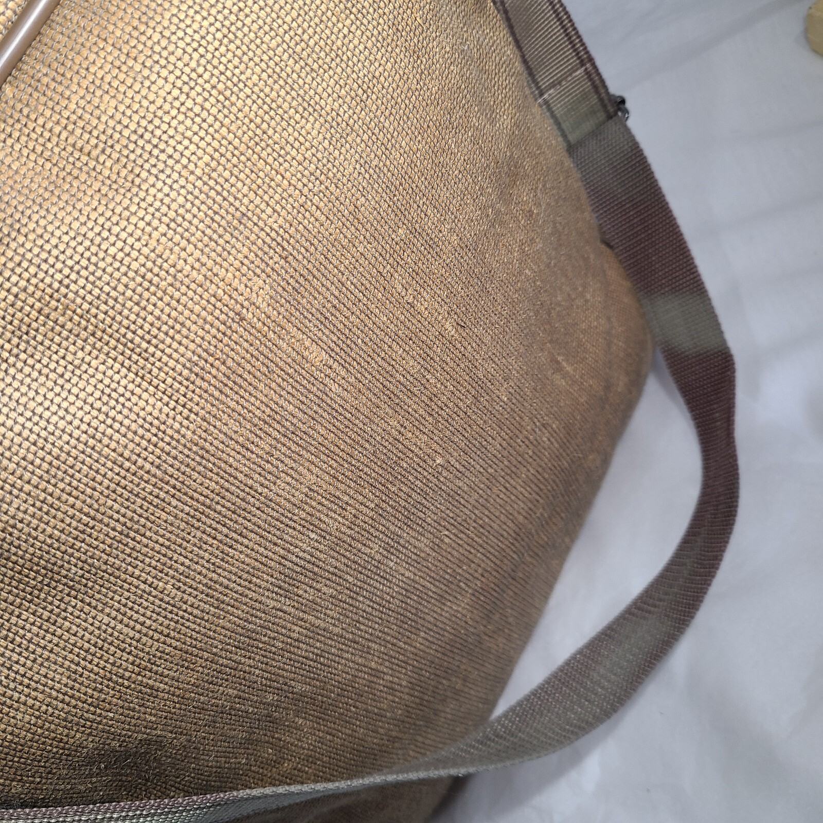 Vintage Men’s Oscar de la Renta 12″ x 13 Tweed Shoulder Bag/carry on/overnight