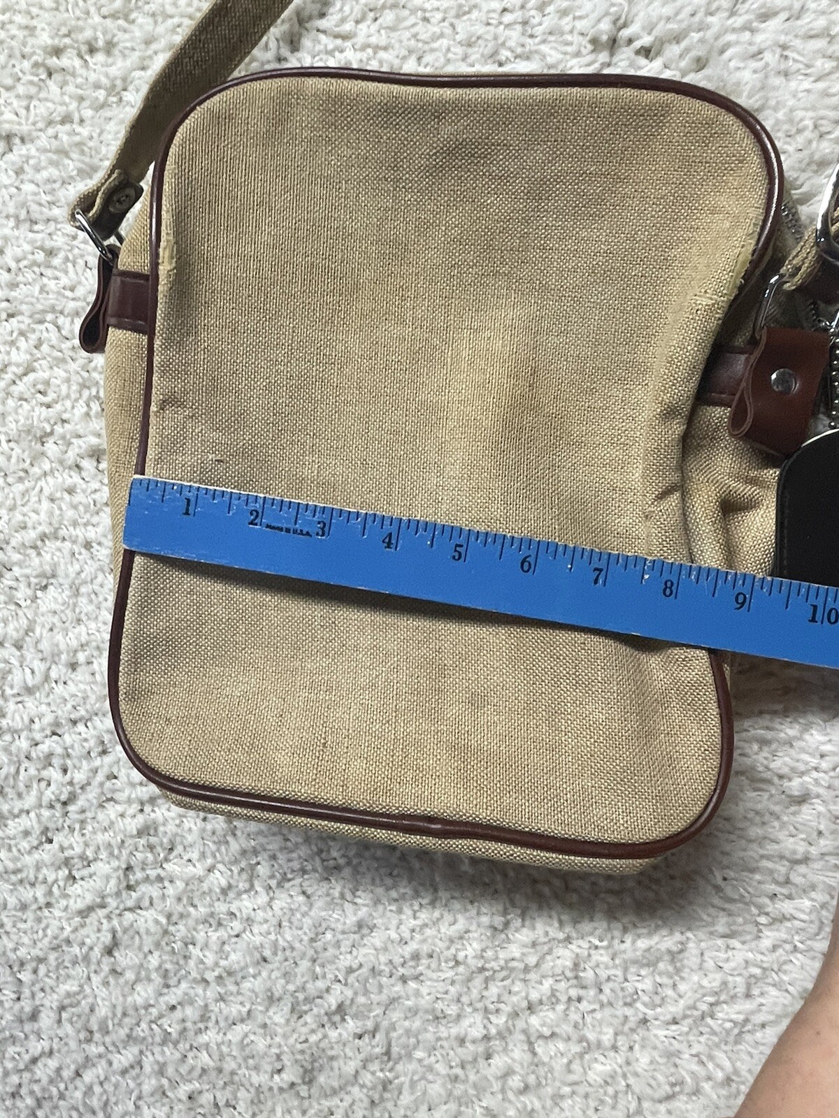 Samsonite Vintage Shoulder Bag Travel Khaki Tan brown luggage Airline Carry On
