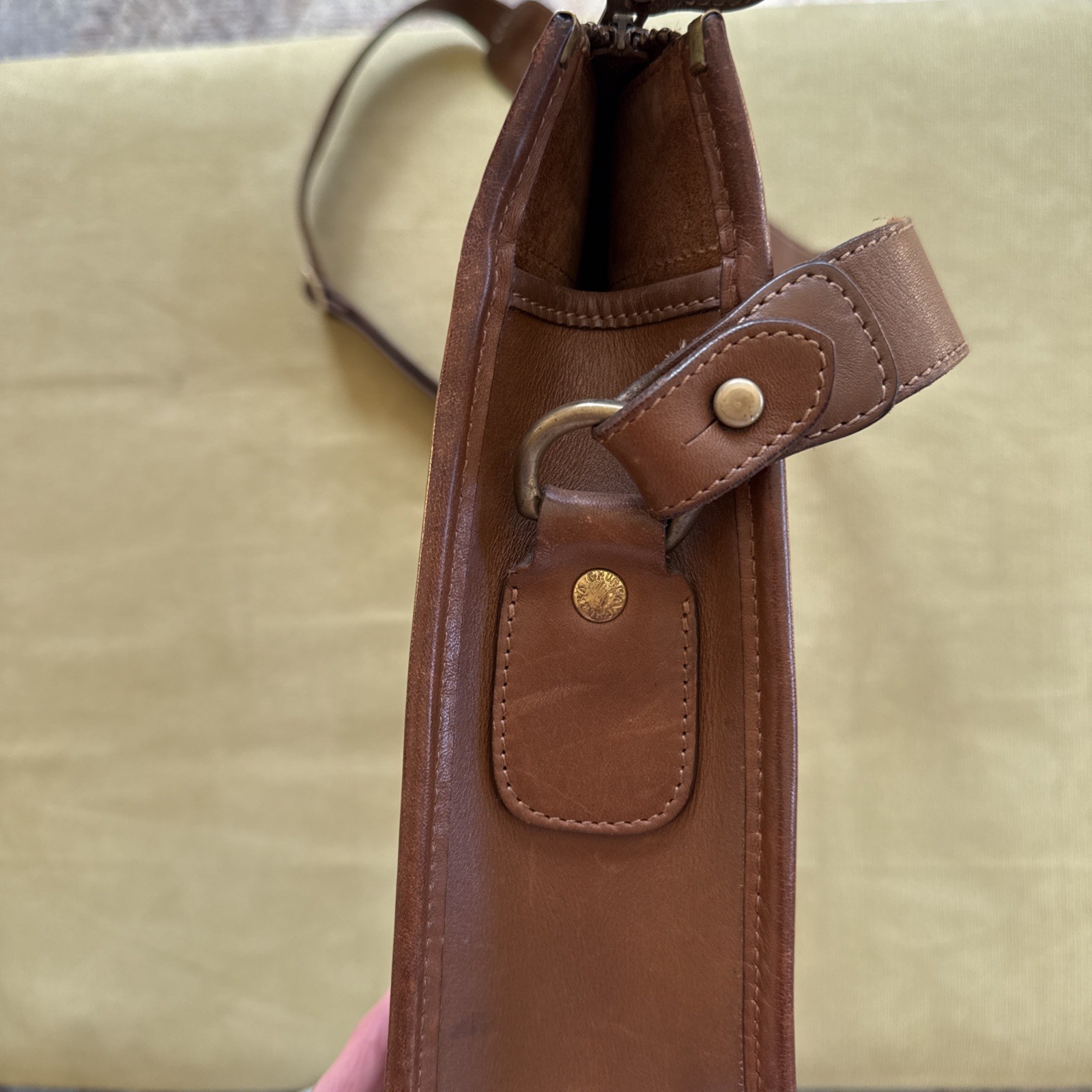 Original No 34 Ghurka Bag The Expediter Marley Hodgson Authentic Tan Leather VTG