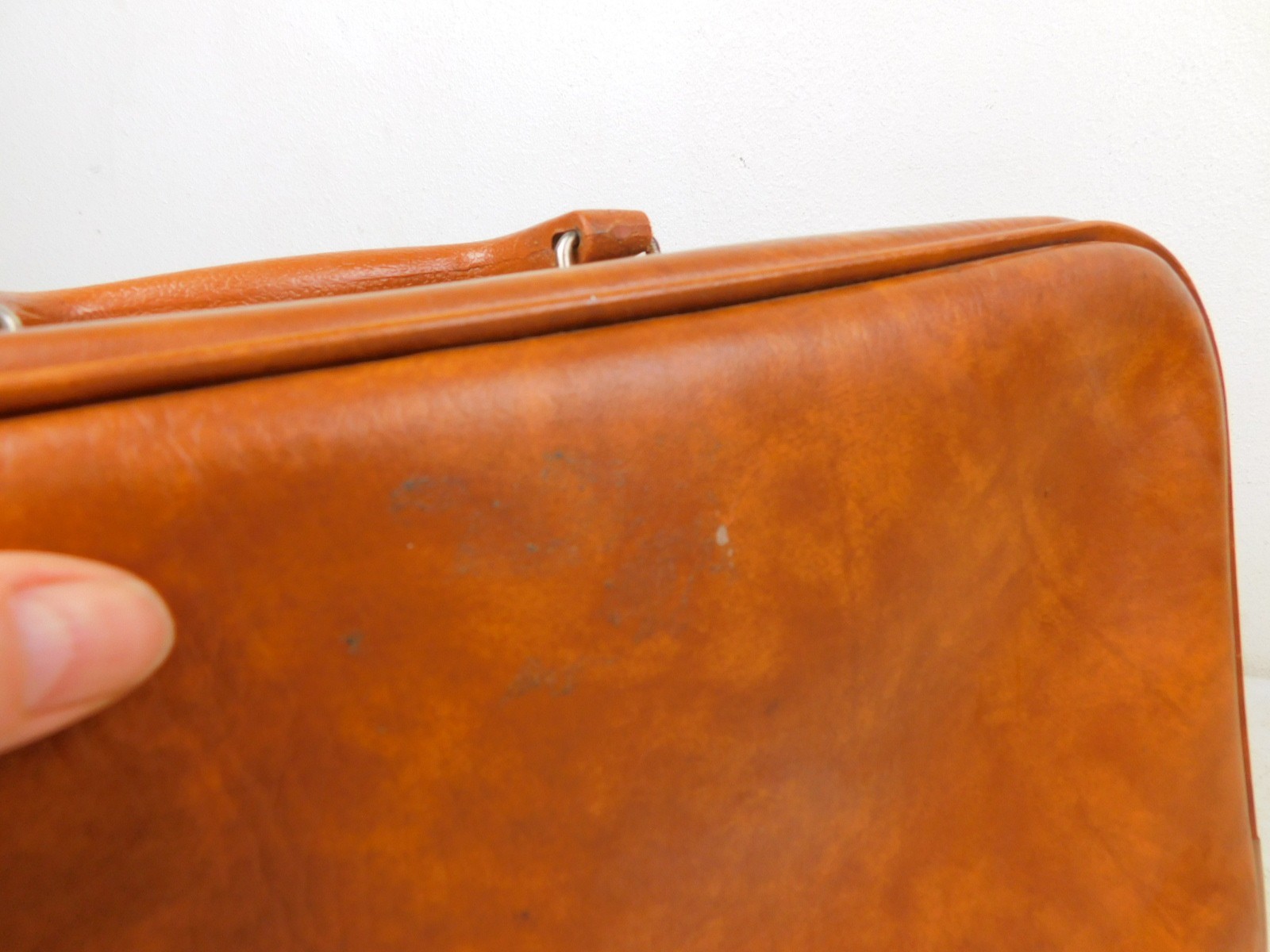 CUTE! 1970s Peter’s Carry On Bag Lightweight Soft Case Suitcase Luggage MCM Tan