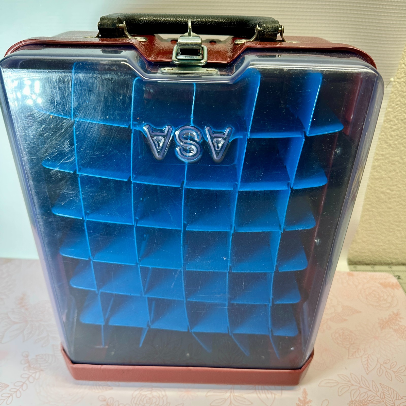 Set 2 VTG ASA Airline Mini Liquor Bottle Storage Case 12x9x5~ARTS~CRAFTS~PAINT