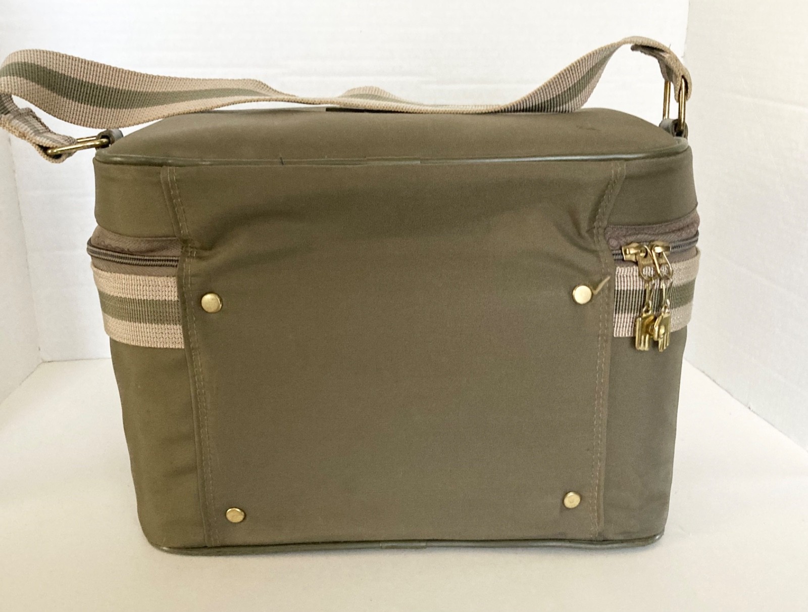 Vintage Sasson Travel Case Toiletry Bag Train Luggage