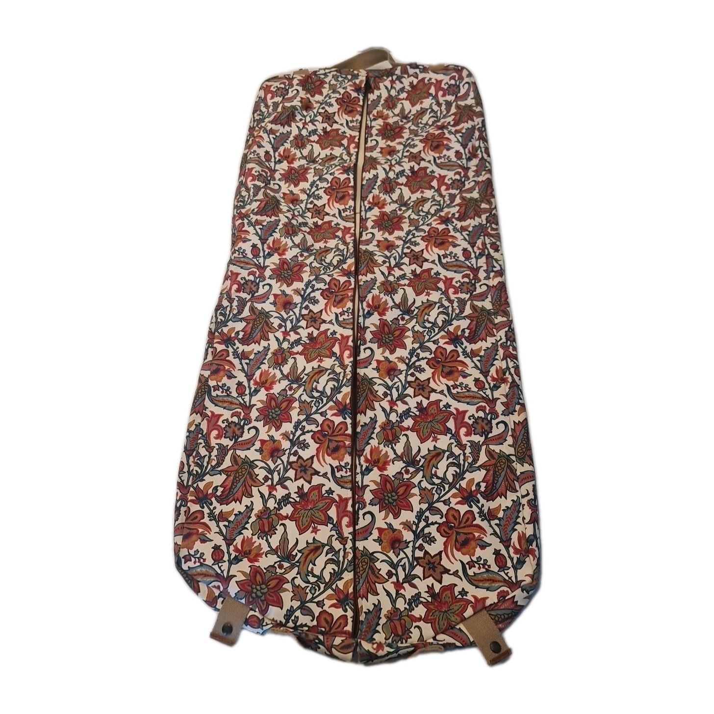 Laura Ashley Floral Hanging Garment Bag Cottagecore Travel Vintage