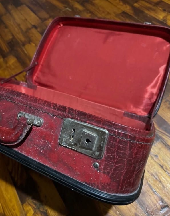 Suitcase Vintage Travel USSR Huge Rare Specimen Retro Bag Collectible Soviet