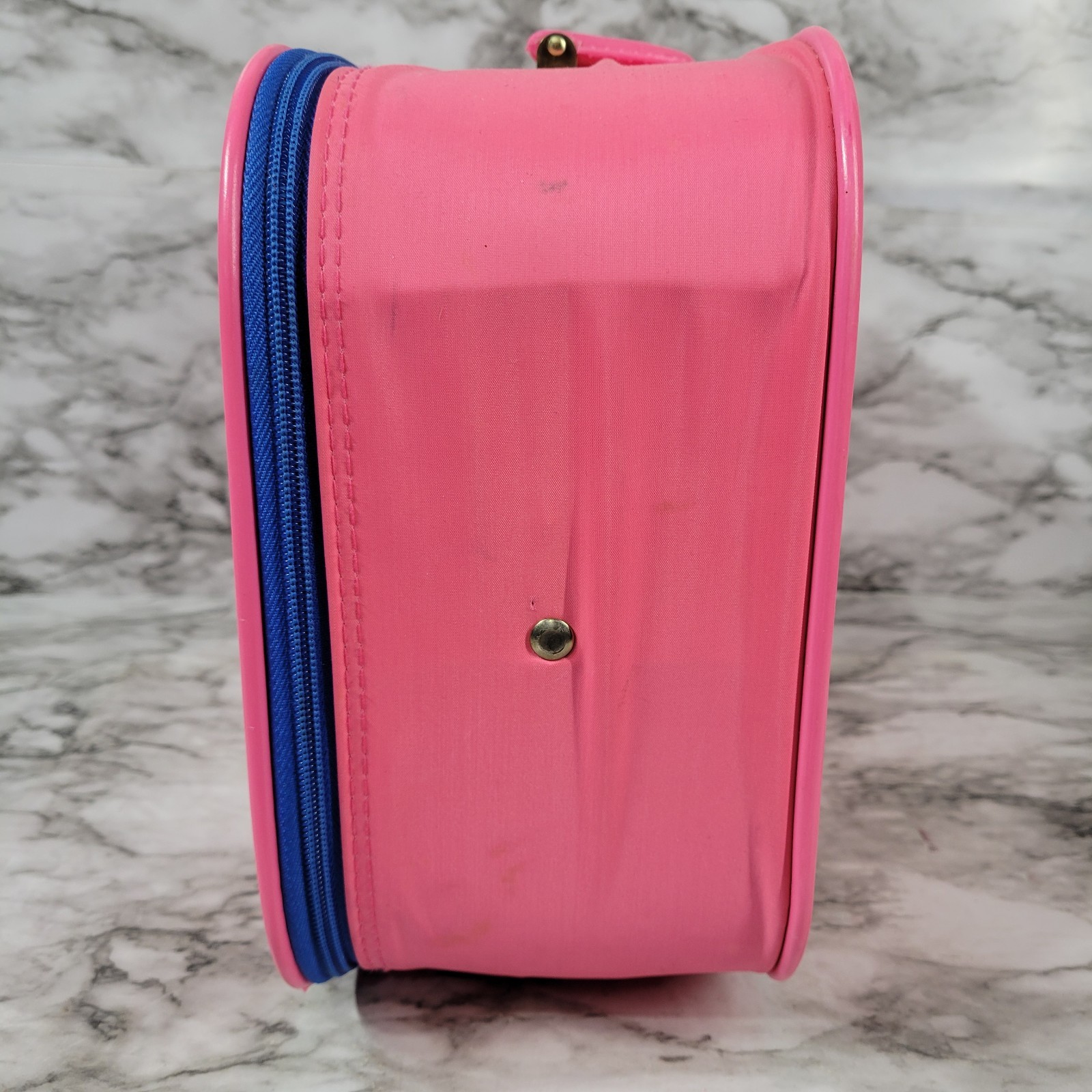 Vintage “GOING TO GRANDMA’S” 1980’s CHILD’S VINYL SUITCASE – BEAUTIFUL COLOR’S