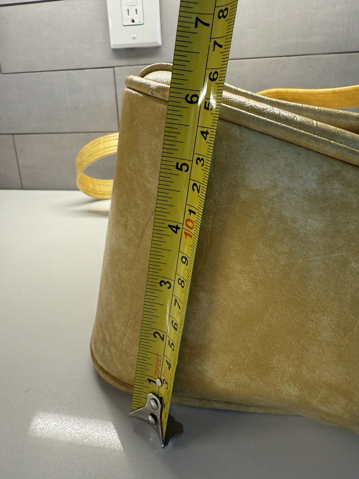 Samsonite 1970s Vintage Silhouette Carry-On Bag Mustard Yellow Vinyl Travel Bag