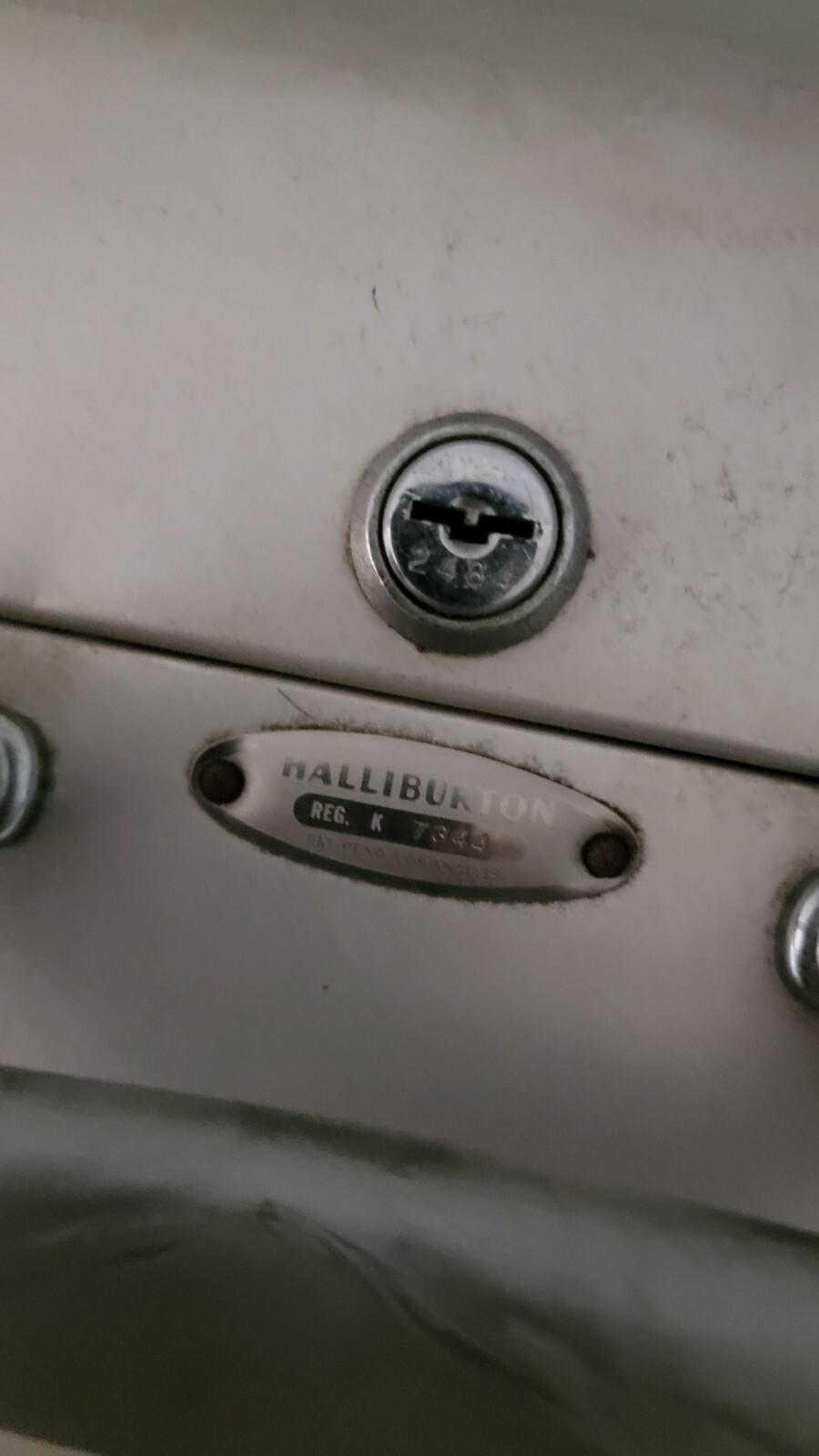 Vintage RARE 1946 Halliburton Aluminum Suitcase Beautiful Survivor