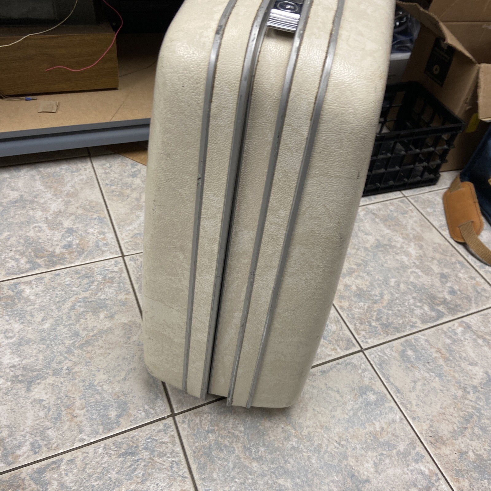 Vintage Samsonite Suitcase White 3 Piece Set Retro Vintage Samsonite Makeup Case