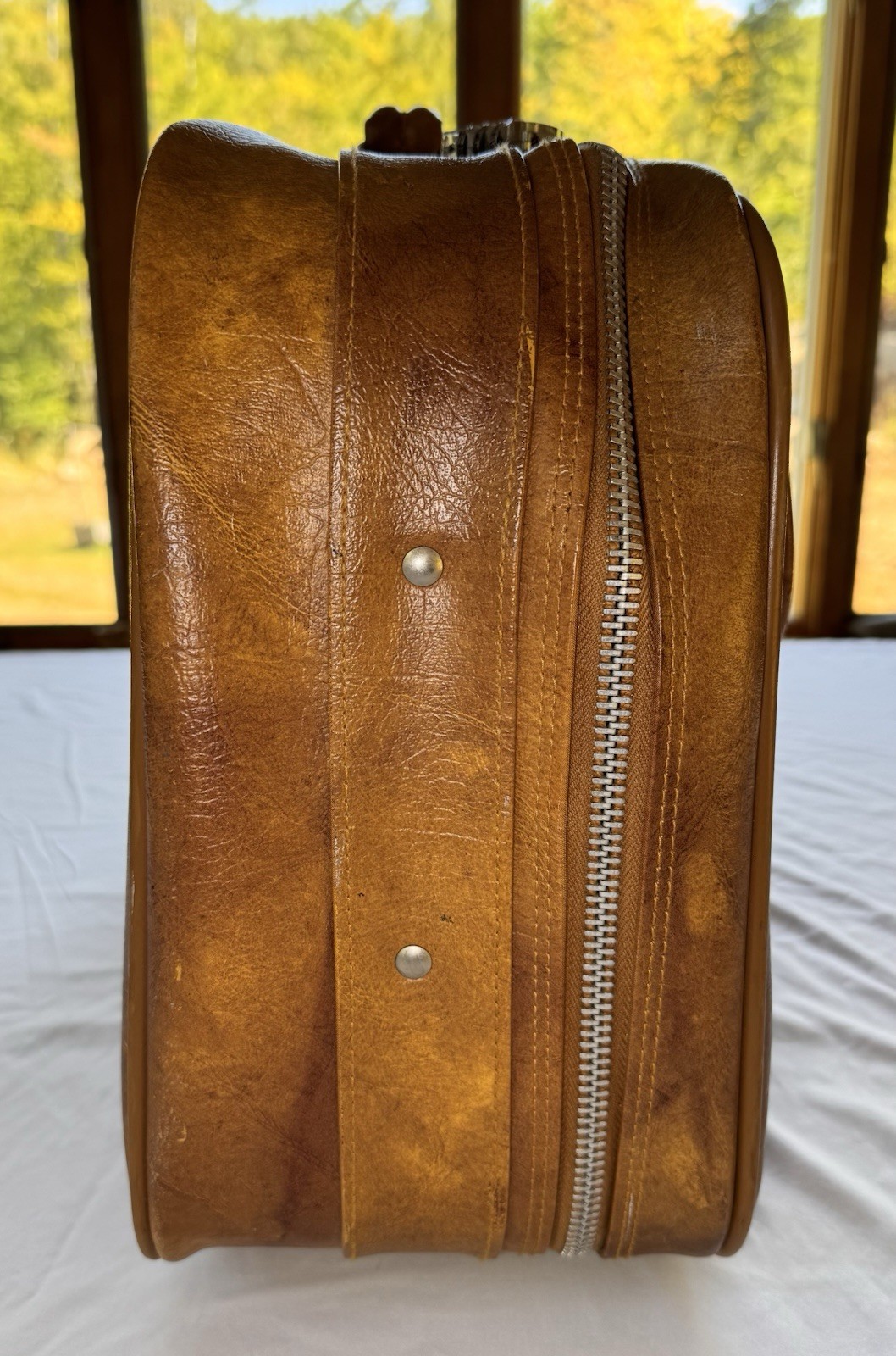 Vintage American Tourister Brown Attache Briefcase Carry On Luggage Retro