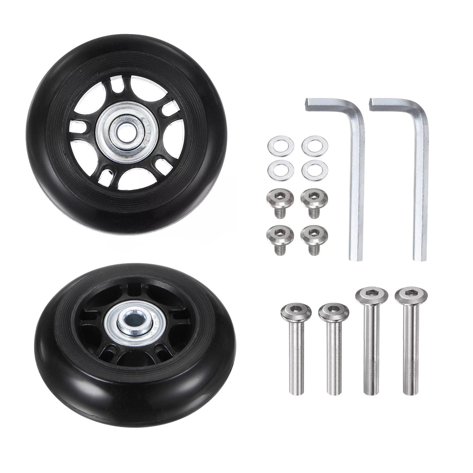 Luggage Replacement Wheels Kits Universal Repair Accessories Easy to install