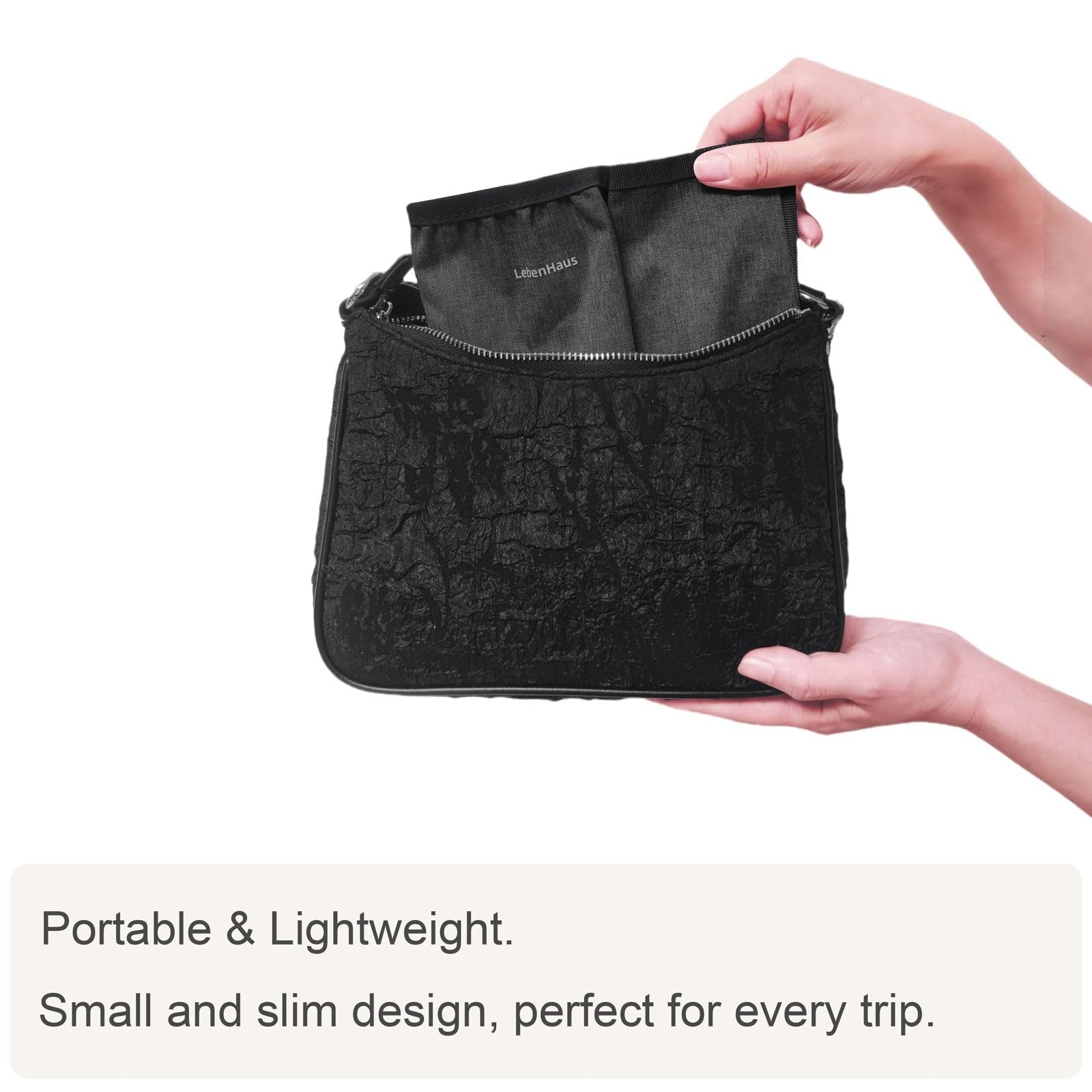 2 in 1 Luggage Cup Holder for Suitcase|Airplane Tray Table Carry on Hands Fre…