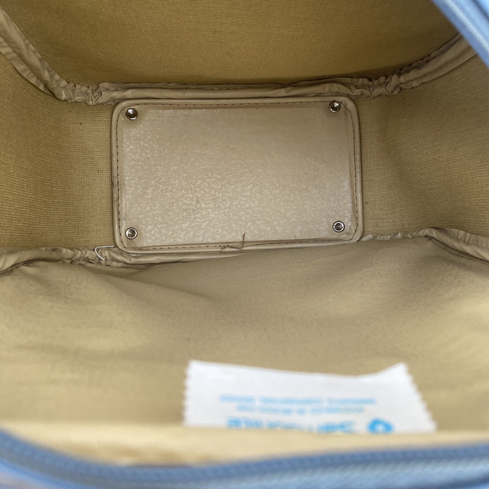 Vintage Samsonite Silhouette Carry On Overnight Travel Bag Blue Adjustable Strap