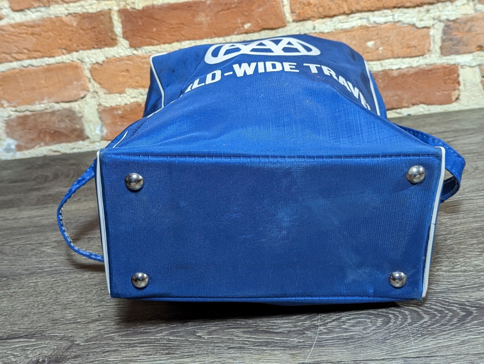 Vintage Maryland World Wide Travel AAA Airport Travel Tote Bag Made in USA