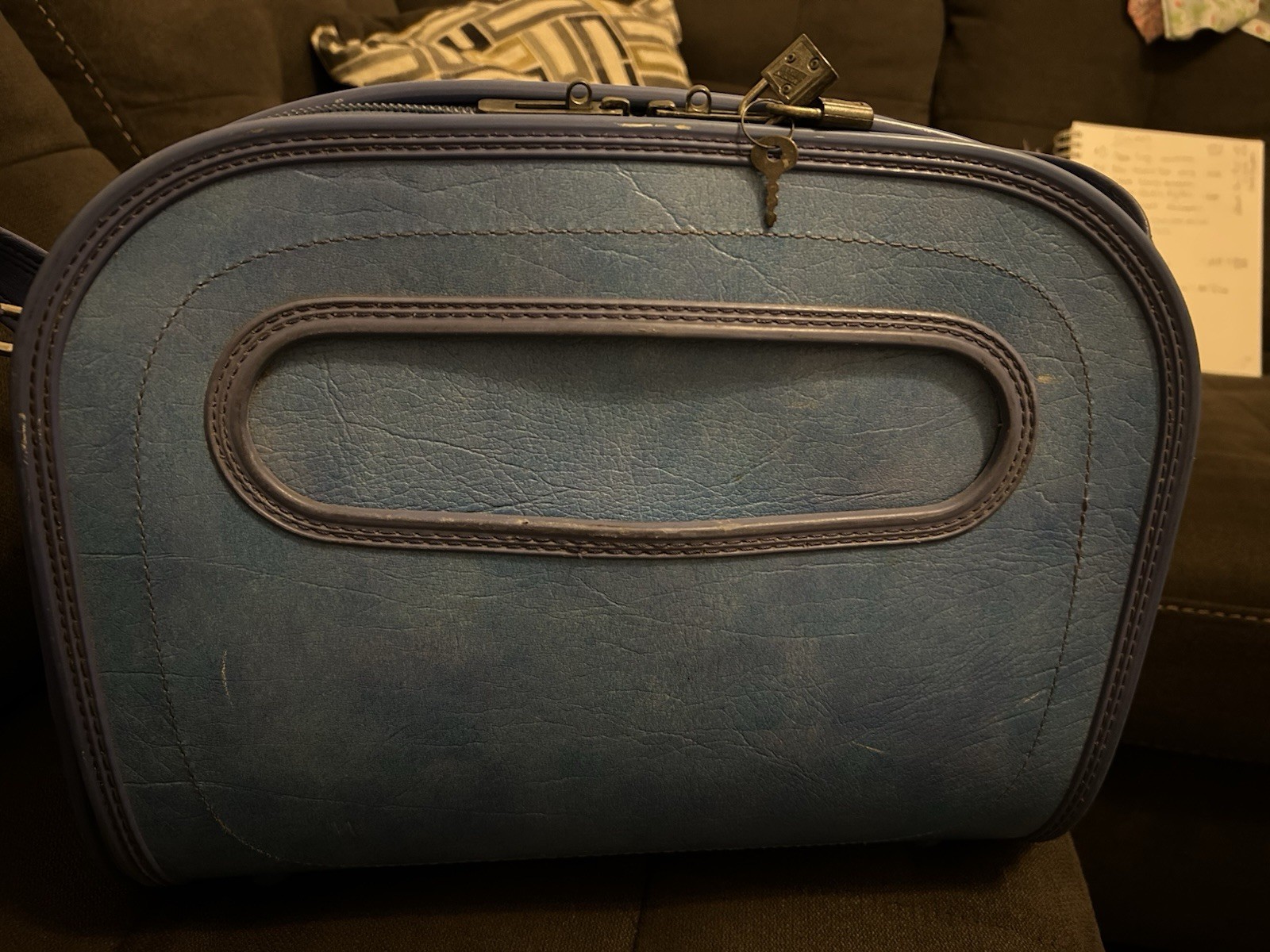 Samsonite Silhouette Travel Bureau Shoulder Bag – Blue 16×12 x 6 inches