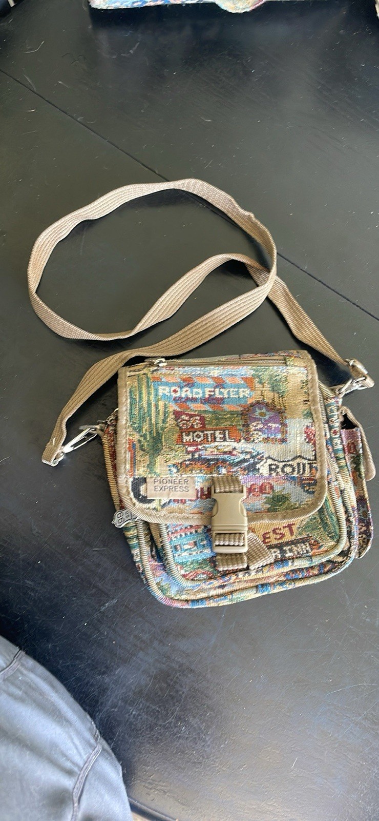 Vintage pioneer Route 66 Travel Bag Set