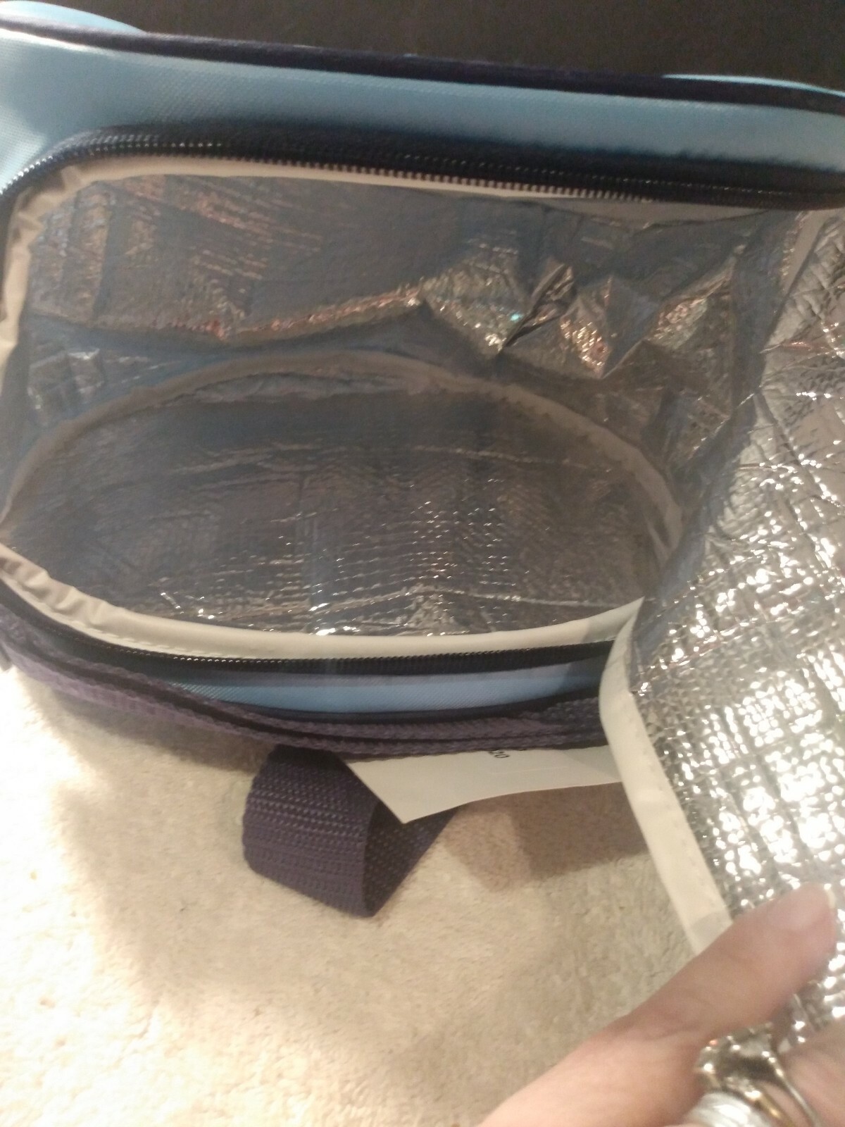 Lufthansa airline soft-sided cooler with carry handle new with tag