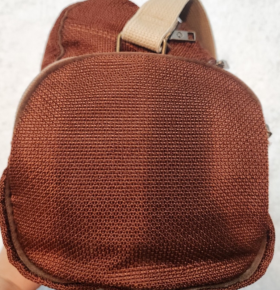 Vintage Samsonite Freestyles Rust Orange Travel Camera Bag Zipper Pockets