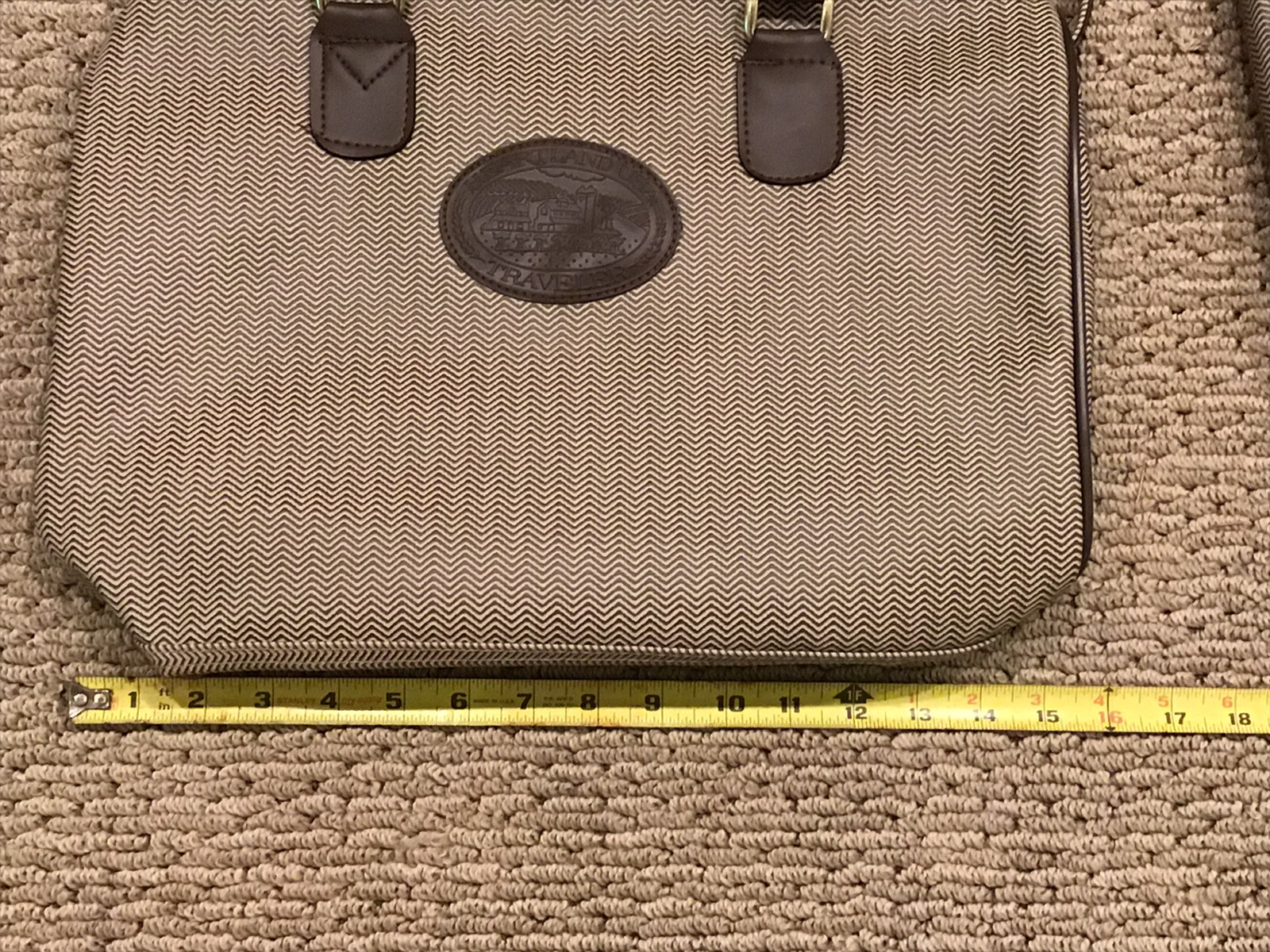 2 Heartland USA Traveler Matching Bags – Suitcase & Duffel – 1987 Avon Exclusive