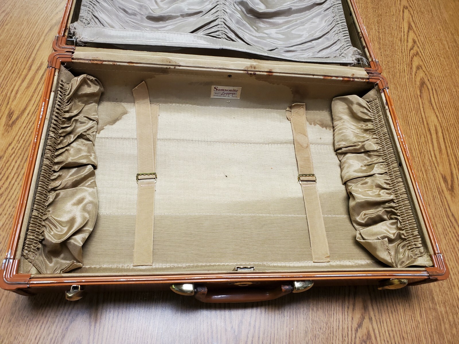 Vintage Samsonite Luggage Hard Case Shwayder Brothers Medium Suitcase