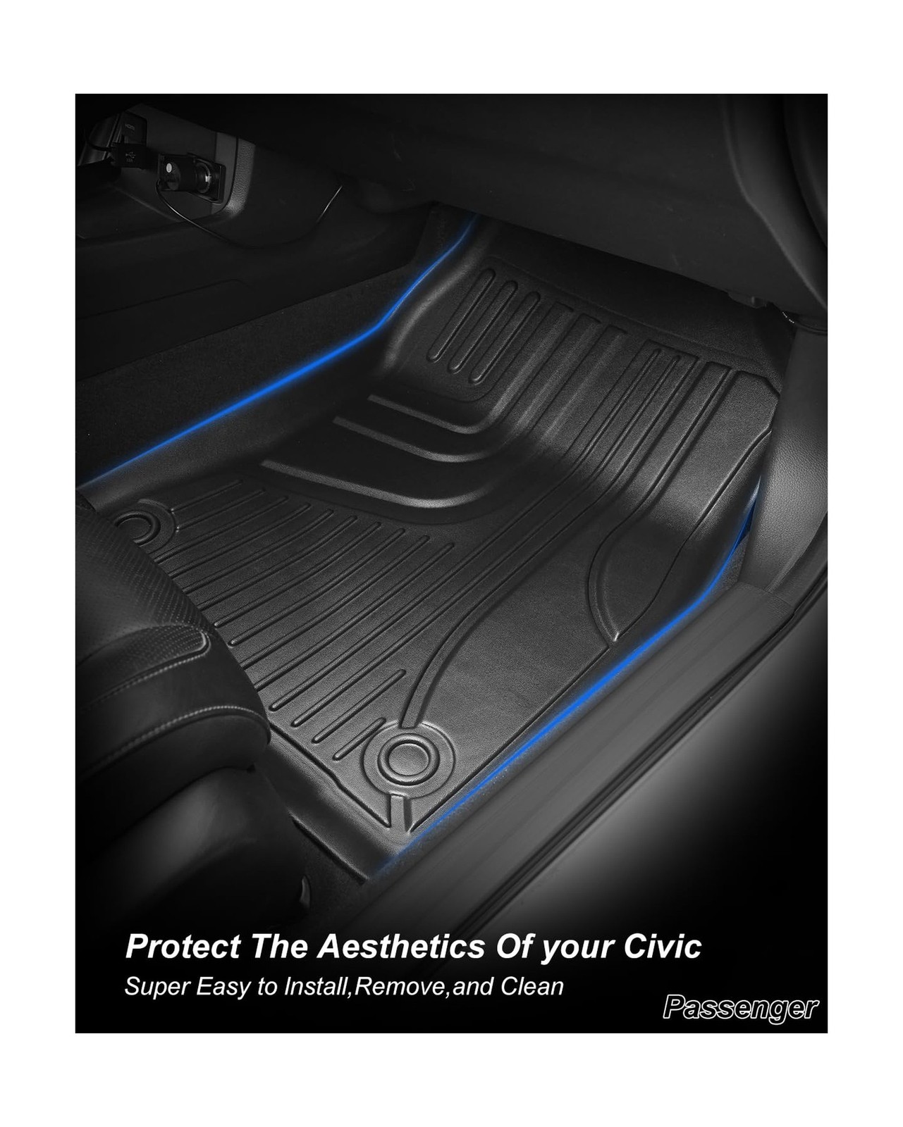 Floor Mats & Cargo Liner Only Fit for 2016-2021 Civic Sedan / 2017-2021 Civic…