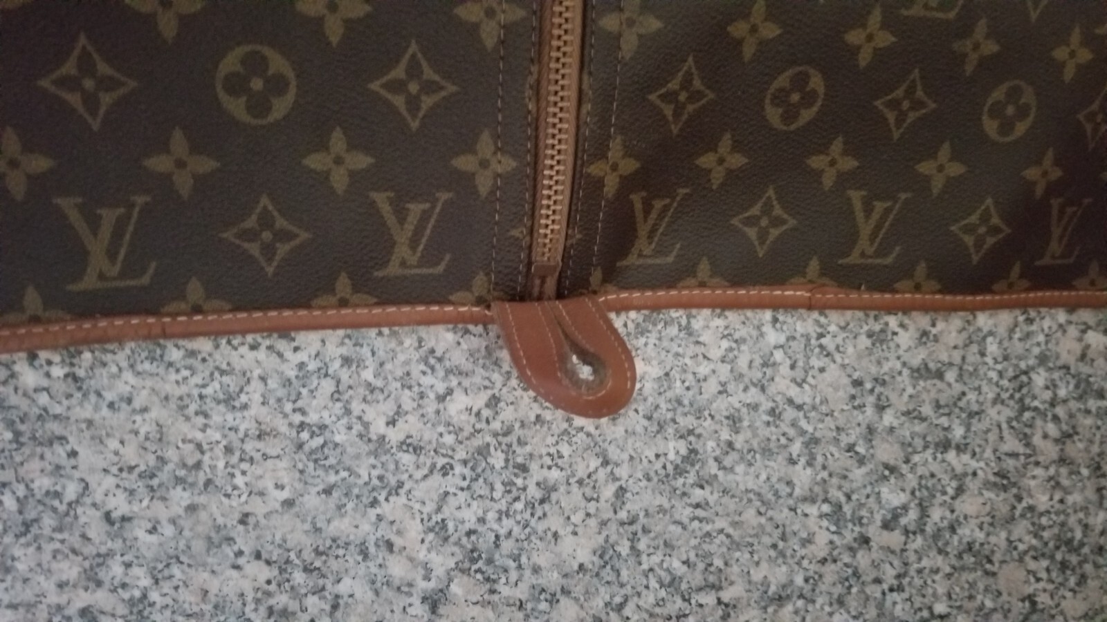 Louis Vuitton VINTAGE Garment Bag Monogram / Garment Carrier AUTHENTIC 1980s