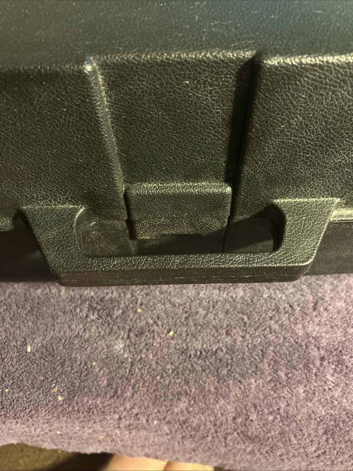 VTG Amway Distributor Black Plastic case 16x8x11 1970s 80s With Handle