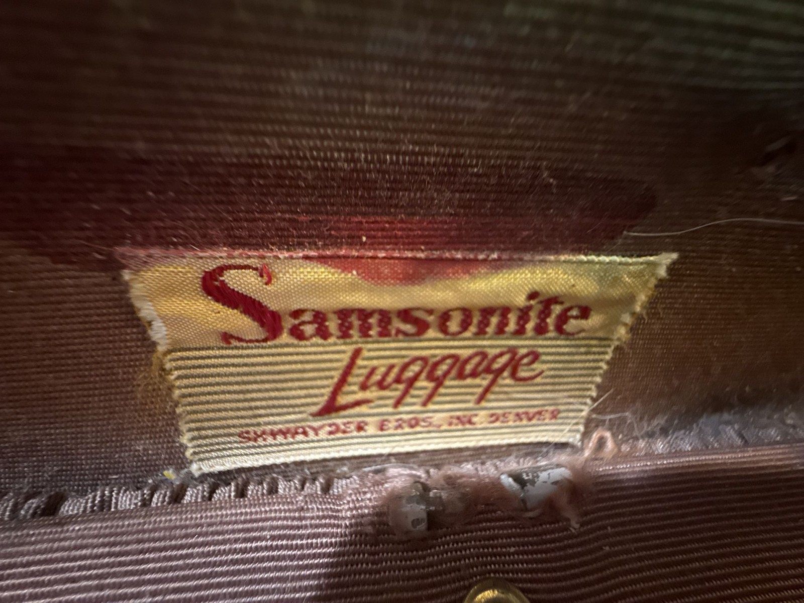 Vintage Samsonite Shwayder Bros Style 4921 Hard Shell Suitcase Set
