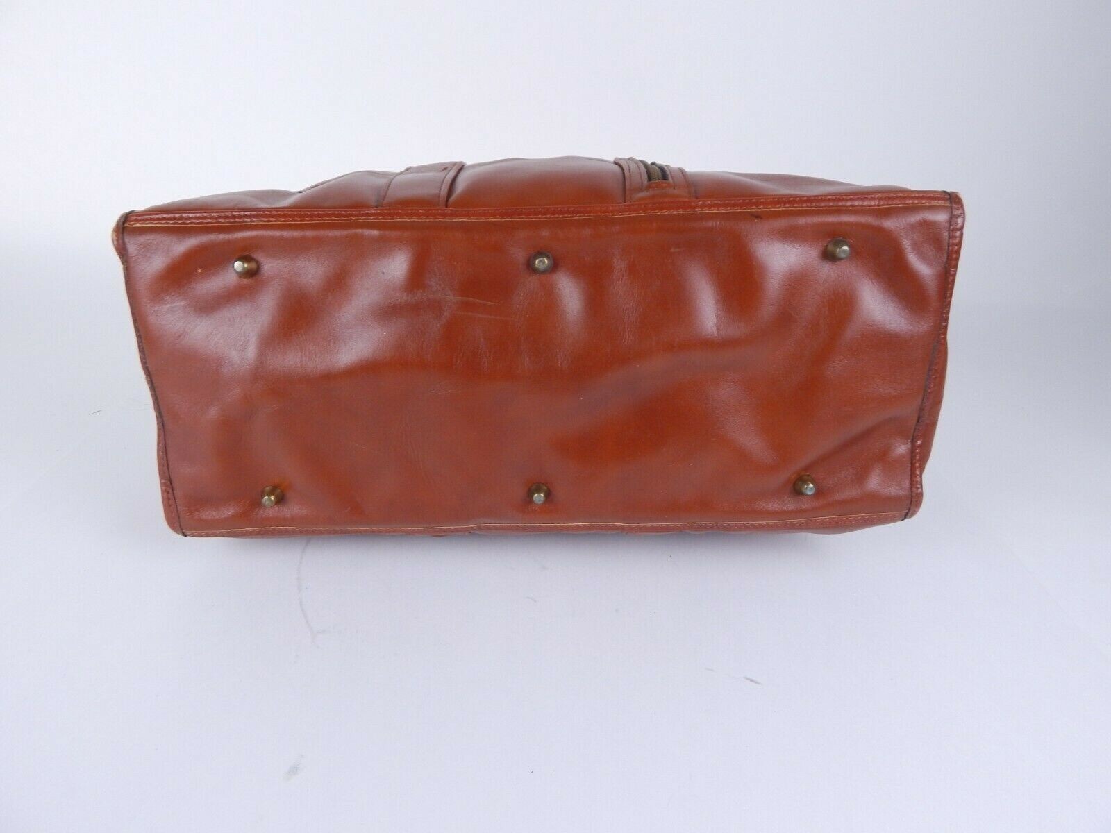 Vintage Letisse Leather Soft Carry On & Brief Case Brown/Rust