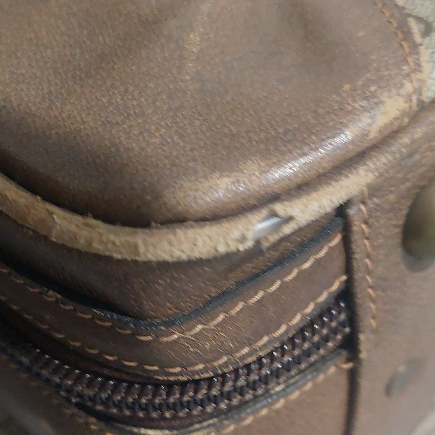 Vintage Gucci Brown Leather Canvas Monogram Suitcase